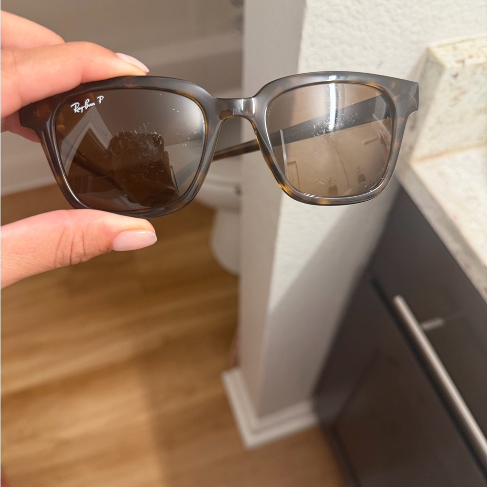 Ray-Ban Brown Square Sunglasses - Picture 2 of 4